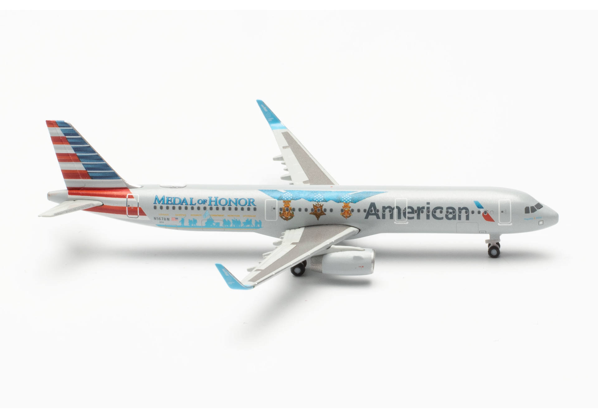 Airbus A321 American Airlines Medal of Honor Flagship Valor