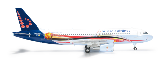 Airbus A320 Brussels Airlines Red Devil 1:200